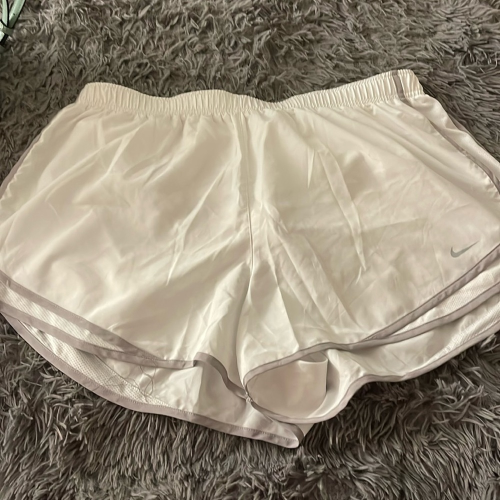 Nike Shorts, like new, no tag. White and gray.